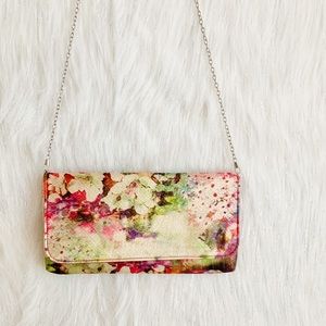 Floral water color handbag